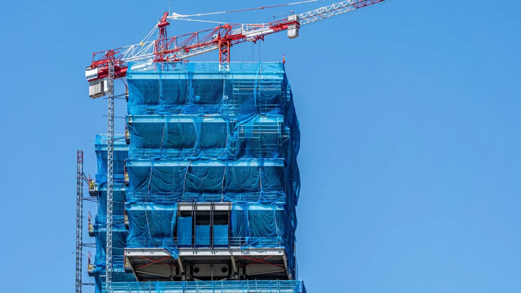 Edificio residencial en construcción